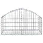 Cesto Gabbione ad Arco 100x50x40/60 cm Ferro Zincato