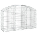 Cesto Gabbione ad Arco 150x50x80/100 cm Ferro Zincato