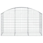 Cesto Gabbione ad Arco 150x50x80/100 cm Ferro Zincato