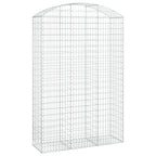 Cesto Gabbione ad Arco 150x50x220/240 cm Ferro Zincato
