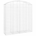 Cesto Gabbione ad Arco 200x50x200/220 cm Ferro Zincato