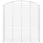 Cesto Gabbione ad Arco 200x50x200/220 cm Ferro Zincato