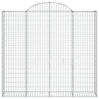 Cesto Gabbione ad Arco 200x30x180/200 cm Ferro Zincato