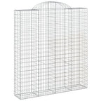 Cesto Gabbione ad Arco 200x50x220/240 cm Ferro Zincato