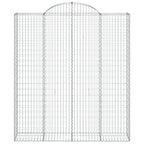 Cesto Gabbione ad Arco 200x50x220/240 cm Ferro Zincato
