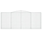 Cesto Gabbione ad Arco 400x50x160/180 cm Ferro Zincato