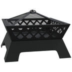 Braciere con Attizzatoio 50 cm XXL in Acciaio