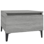 Tavolino Grigio Sonoma 50x46x35 cm in Legno Multistrato