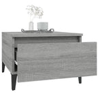 Tavolino Grigio Sonoma 50x46x35 cm in Legno Multistrato