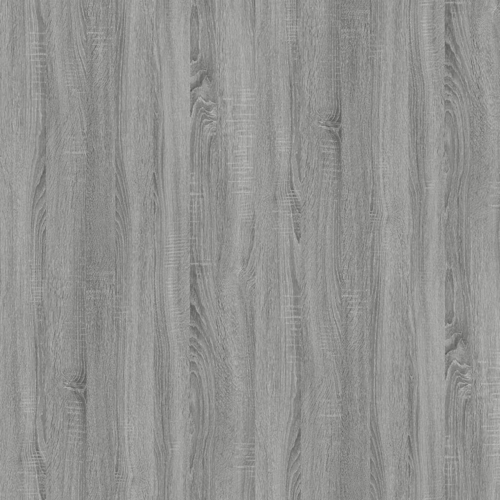 Tavolino Grigio Sonoma 50x46x35 cm in Legno Multistrato