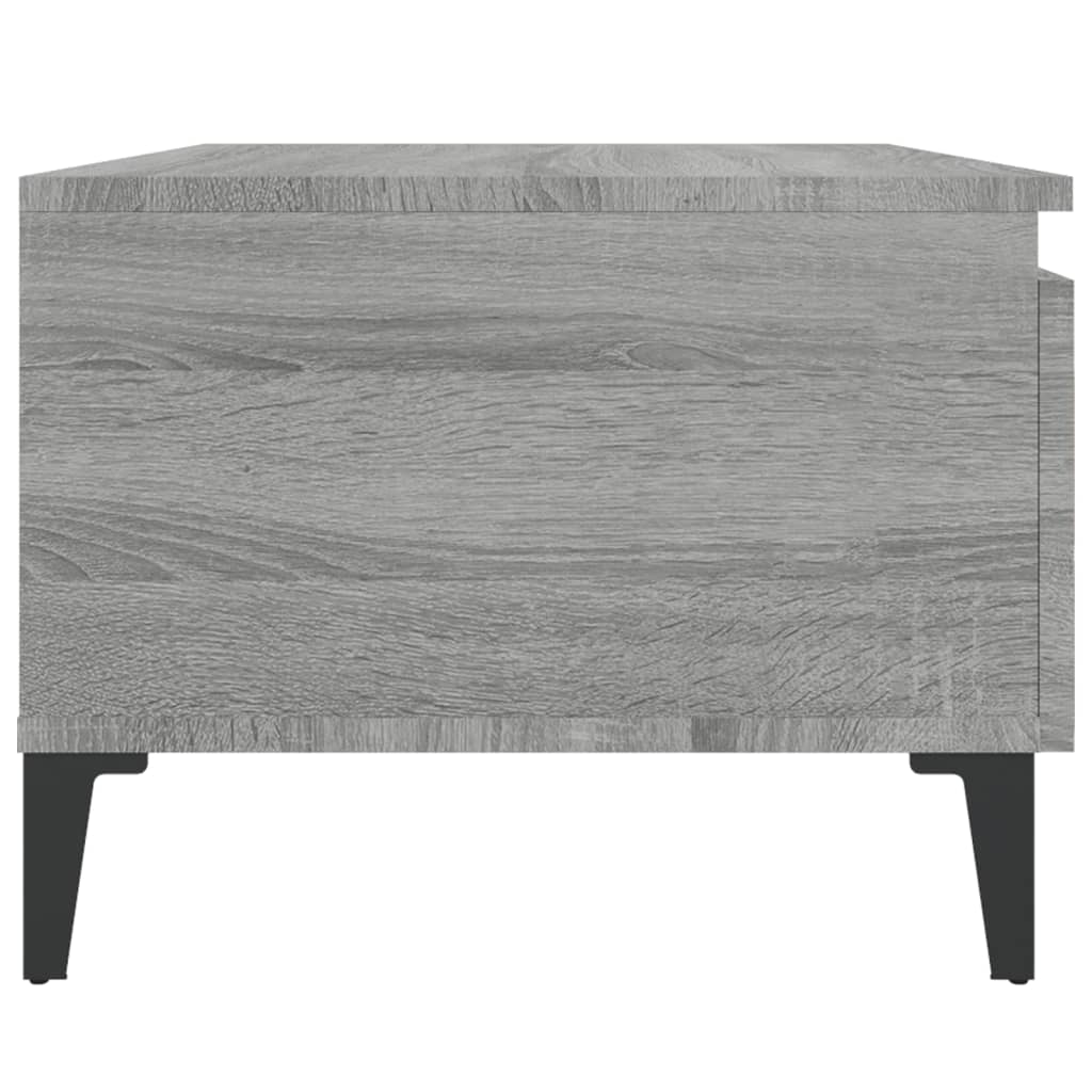 Tavolini 2pz Grigio Sonoma 50x46x35 cm in Legno Multistrato