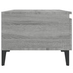 Tavolini 2pz Grigio Sonoma 50x46x35 cm in Legno Multistrato