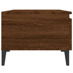 Tavolini 2pz Rovere Marrone 50x46x35cm in Legno Multistrato