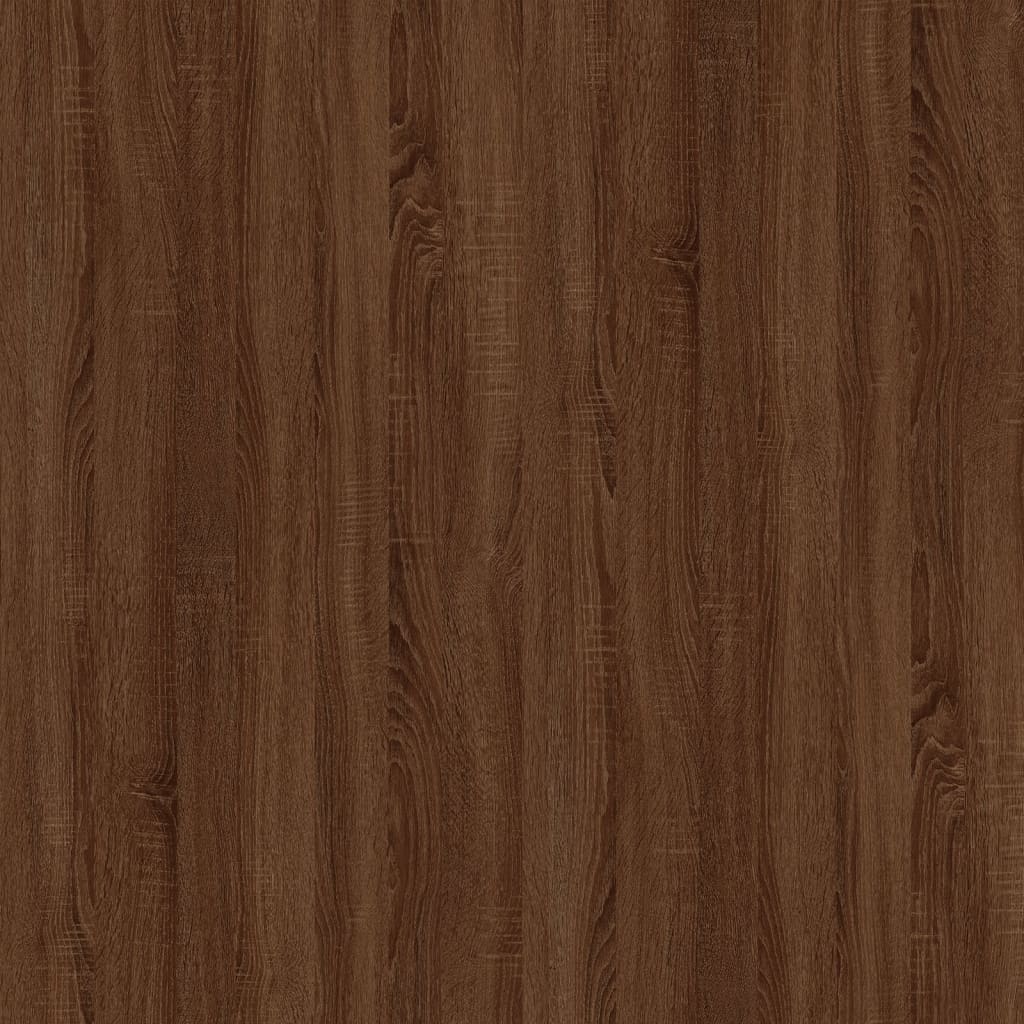 Tavolini 2pz Rovere Marrone 50x46x35cm in Legno Multistrato