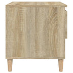 Comodini 2 pz Rovere Sonoma 50x46x50 cm in Legno Multistrato