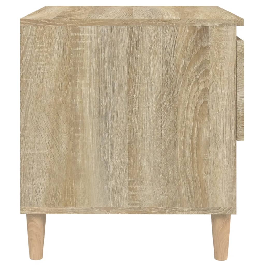 Comodini 2 pz Rovere Sonoma 50x46x50 cm in Legno Multistrato