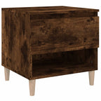 Comodino Rovere Fumo 50x46x50 cm in Legno Multistrato