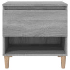 Comodino Grigio Sonoma 50x46x50 cm in Legno Multistrato