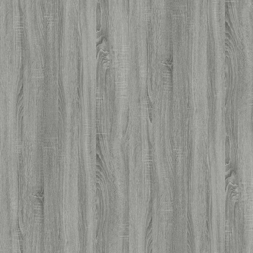 Comodino Grigio Sonoma 50x46x50 cm in Legno Multistrato