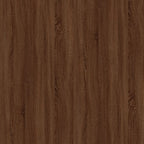 Comodino Rovere Marrone 50x46x50 cm in Legno Multistrato