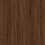 Comodini 2 pz Rovere Marrone 50x46x50 cm in Legno Multistrato