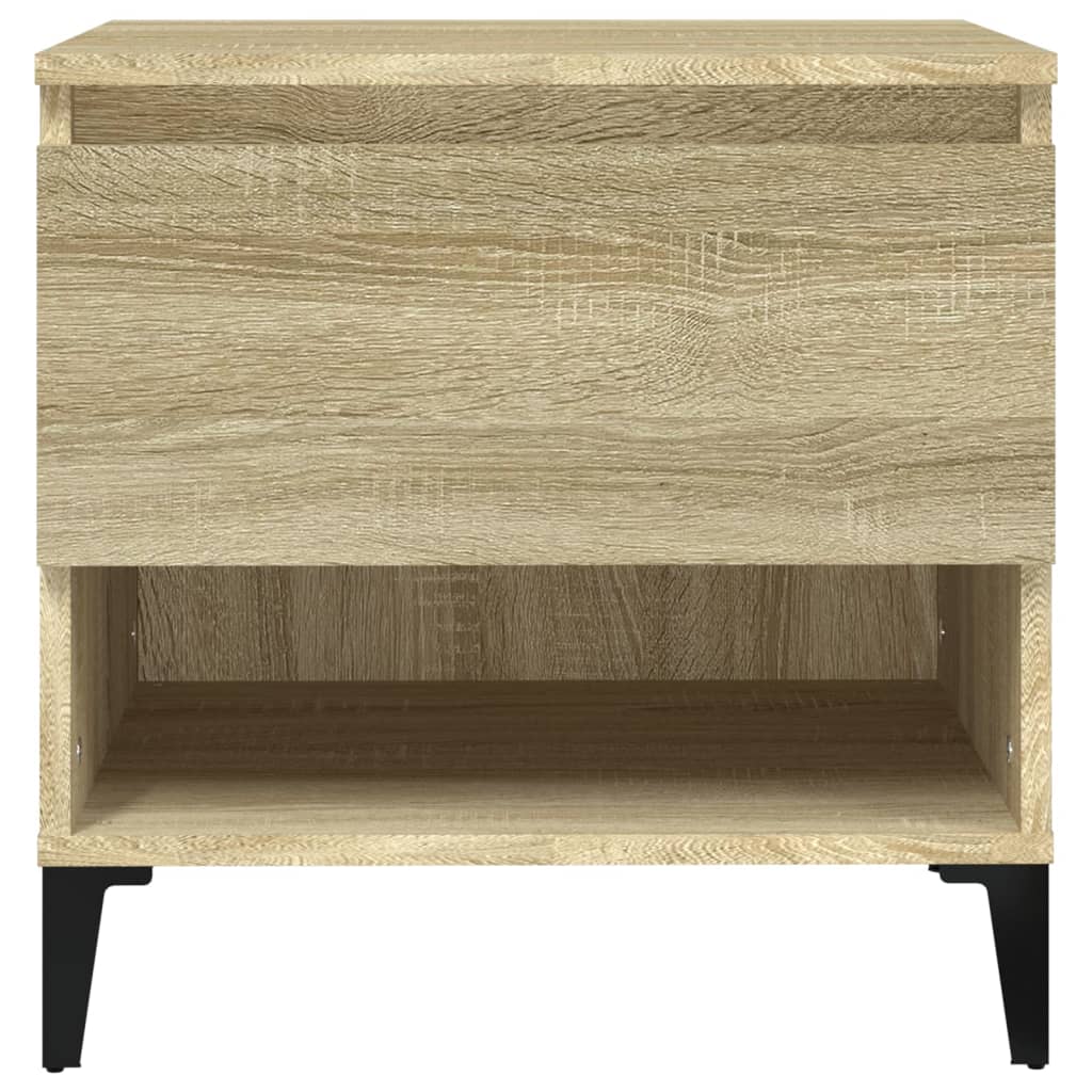 Tavolino Rovere Sonoma 50x46x50 cm in Legno Multistrato