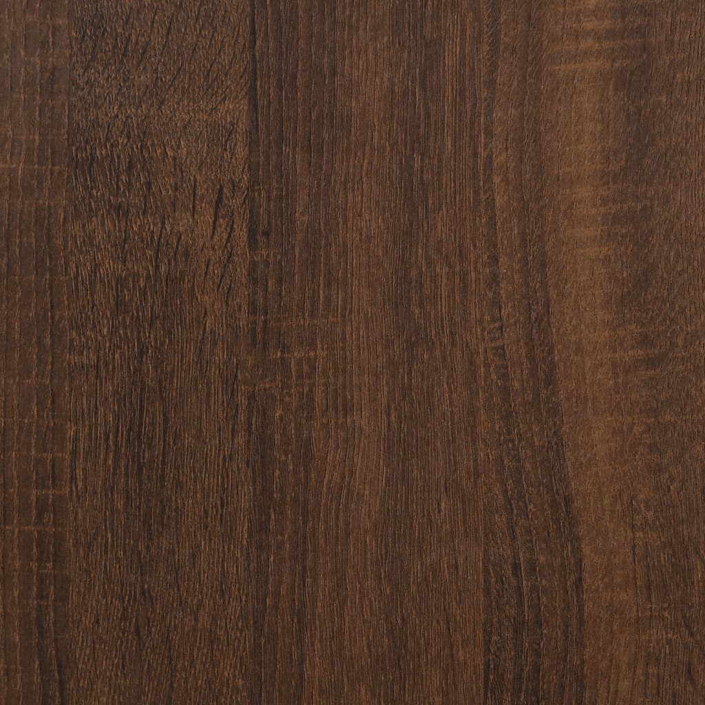 Tavolino Rovere Marrone 50x46x50 cm in Legno Multistrato