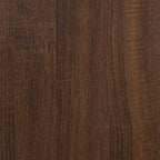 Tavolino Rovere Marrone 50x46x50 cm in Legno Multistrato