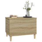 Tavolino Salotto Rovere Sonoma 60x44,5x45 cm Legno Multistrato