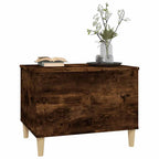Tavolino da Salotto Rovere Fumo 60x44,5x45 cm Legno Multistrato