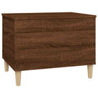 Tavolino Salotto Rovere Marrone 60x44,5x45 cm Legno Multistrato