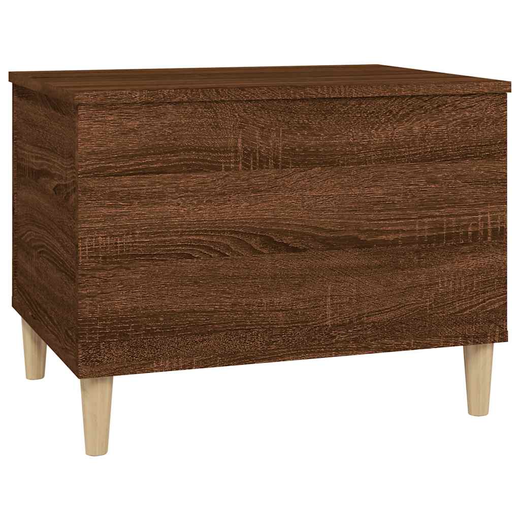 Tavolino Salotto Rovere Marrone 60x44,5x45 cm Legno Multistrato