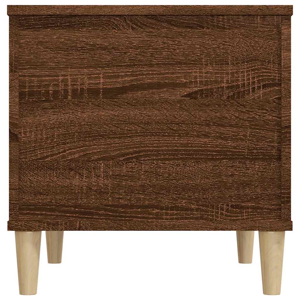 Tavolino Salotto Rovere Marrone 60x44,5x45 cm Legno Multistrato