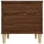 Tavolino Salotto Rovere Marrone 60x44,5x45 cm Legno Multistrato