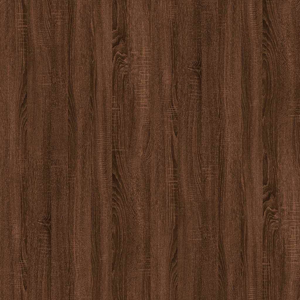 Tavolino Salotto Rovere Marrone 60x44,5x45 cm Legno Multistrato