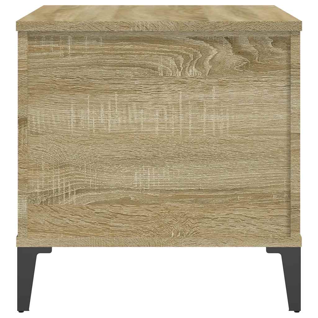 Tavolino Salotto Rovere Sonoma 60x44,5x45 cm Legno Multistrato