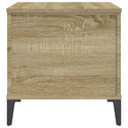 Tavolino Salotto Rovere Sonoma 60x44,5x45 cm Legno Multistrato