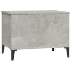 Tavolino Salotto Grigio Cemento 60x44,5x45 cm Legno Multistrato