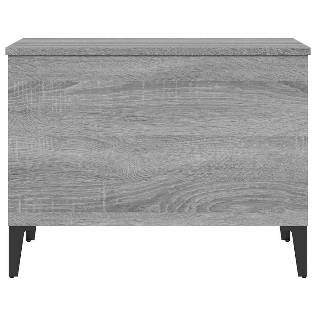 Tavolino Salotto Grigio Sonoma 60x44,5x45 cm Legno Multistrato