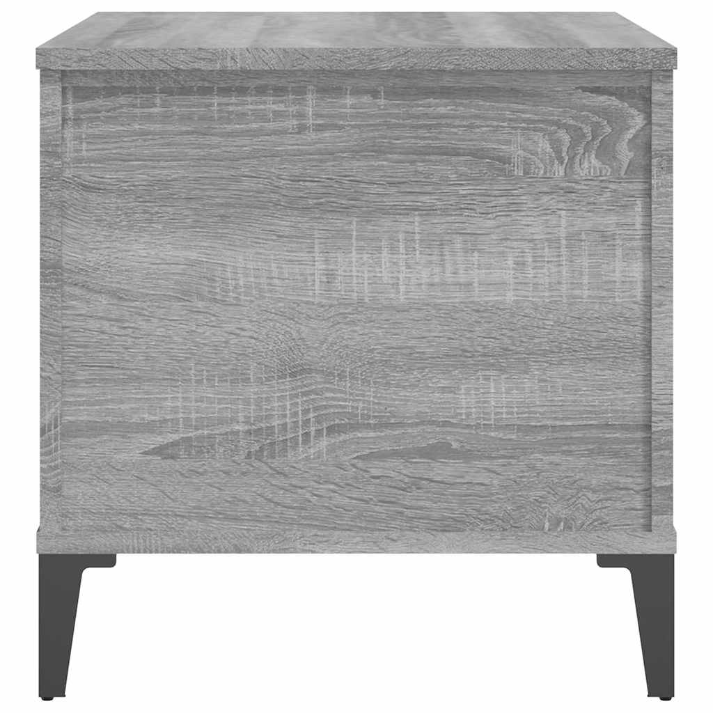 Tavolino Salotto Grigio Sonoma 60x44,5x45 cm Legno Multistrato