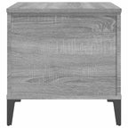 Tavolino Salotto Grigio Sonoma 60x44,5x45 cm Legno Multistrato