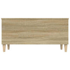 Tavolino Salotto Rovere Sonoma 90x44,5x45 cm Legno Multistrato