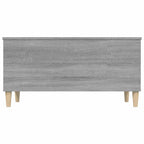 Tavolino Salotto Grigio Sonoma 90x44,5x45 cm Legno Multistrato