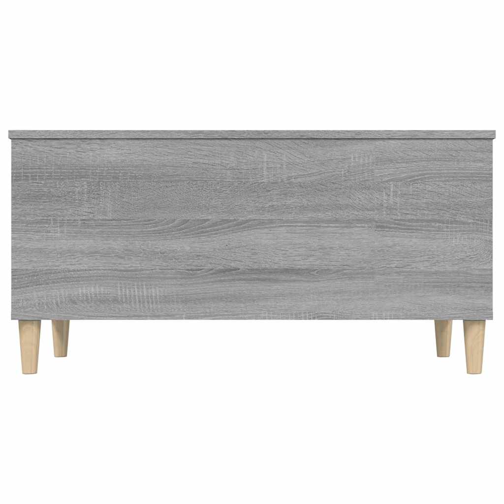 Tavolino Salotto Grigio Sonoma 90x44,5x45 cm Legno Multistrato