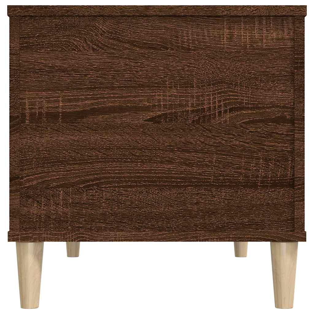Tavolino Salotto Rovere Marrone 90x44,5x45 cm Legno Multistrato