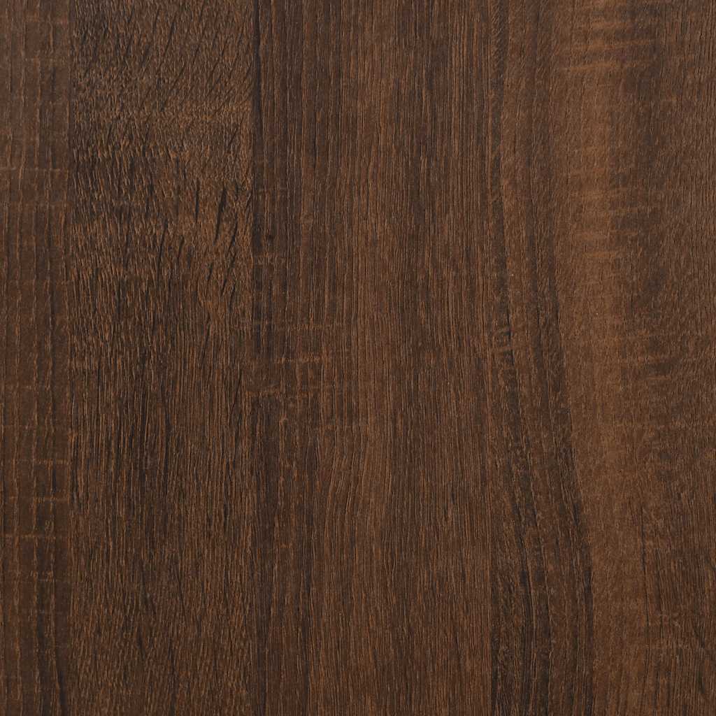 Tavolino Salotto Rovere Marrone 90x44,5x45 cm Legno Multistrato