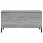 Tavolino Salotto Grigio Sonoma 90x44,5x45 cm Legno Multistrato