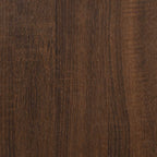 Tavolino Salotto Rovere Marrone 90x44,5x45 cm Legno Multistrato