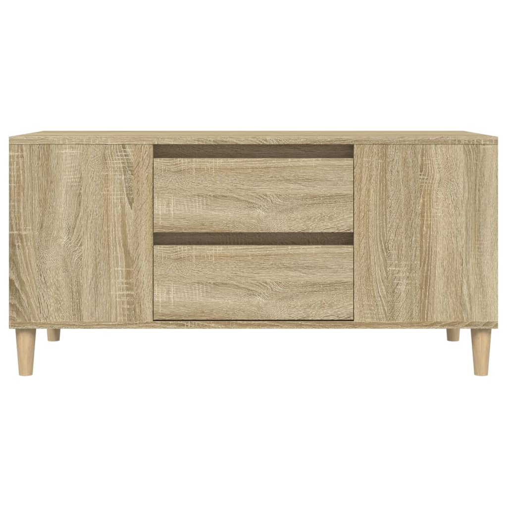 Mobile Porta TV Rovere Sonoma 102x44,5x50 cm Legno Multistrato