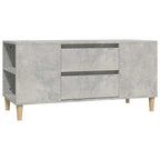 Mobile per TV Grigio Cemento 102x44,5x50 cm Legno Multistrato